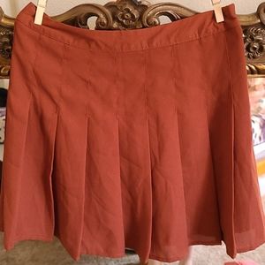 Pleated forever 21 mini skirt